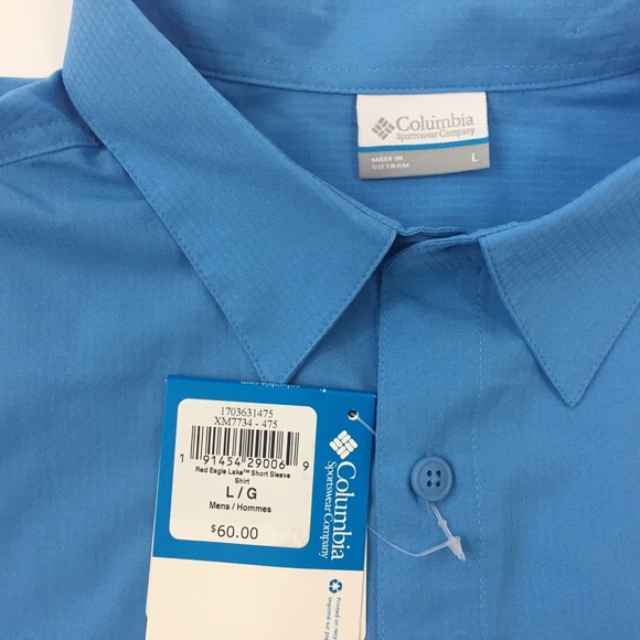 Columbia men shirt Large NWT - Picture 2 of 6